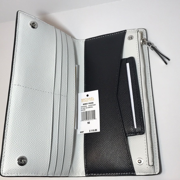 Michael Kors carryall card case leather wallet - Picture 6 of 7